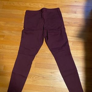 Loft maroon jegging size 12
